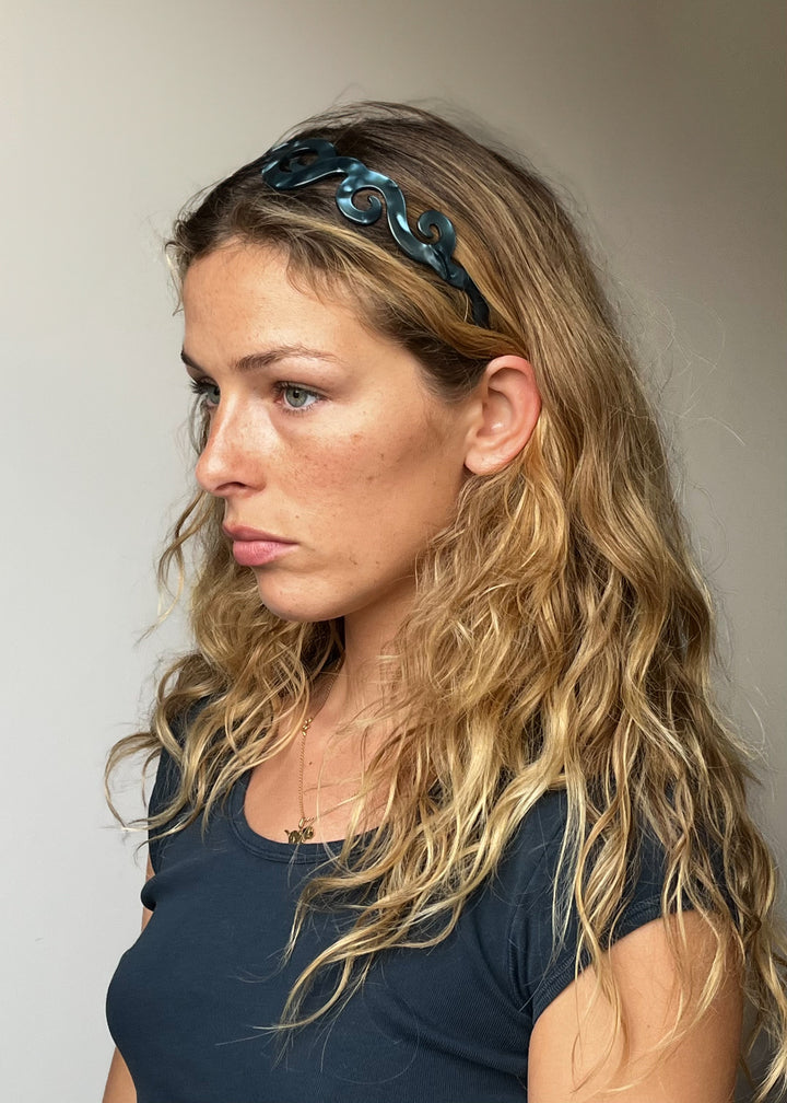 BLUE CHEYENNE HEADBAND