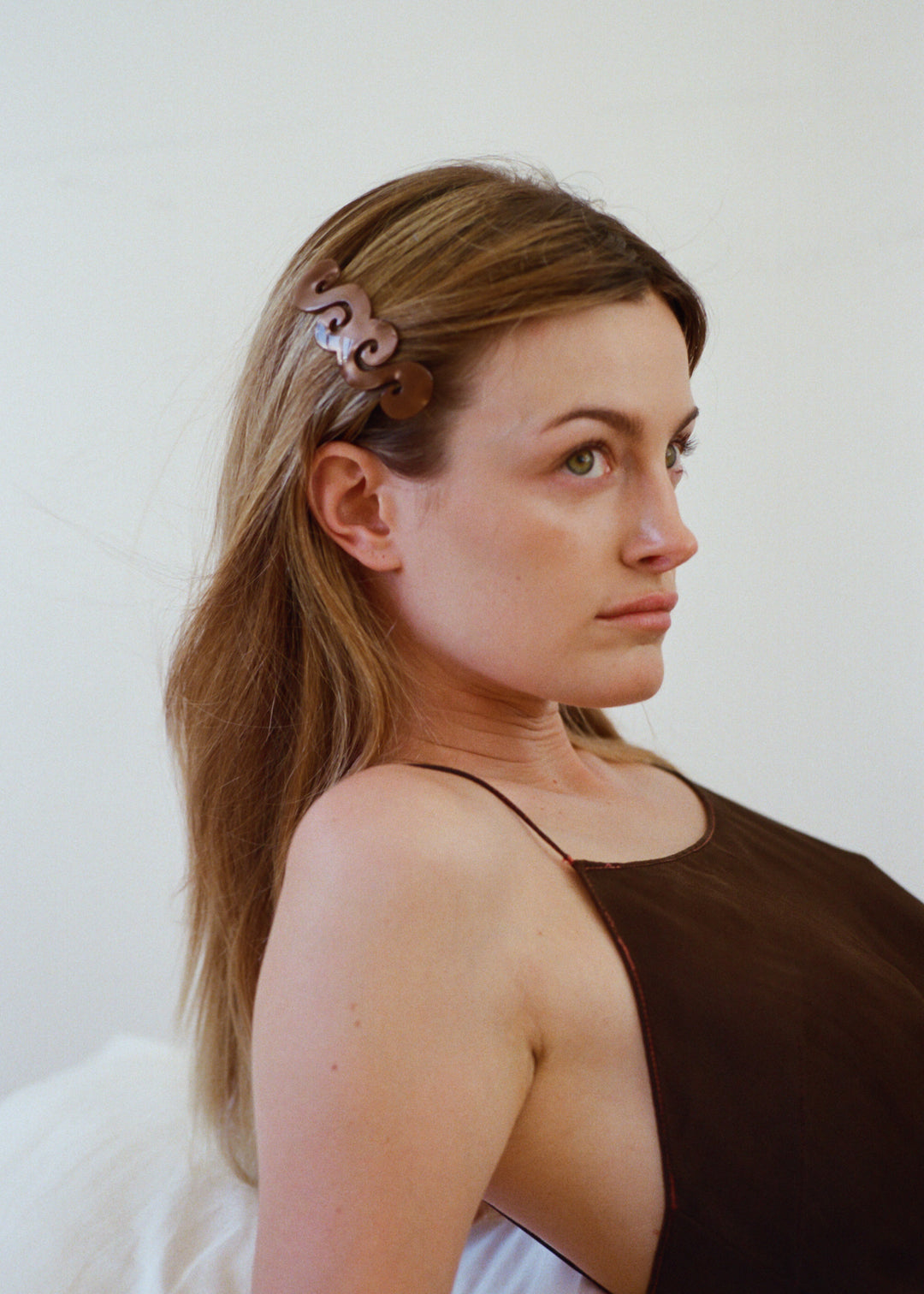 Maple Cheyenne Spiral Barrette