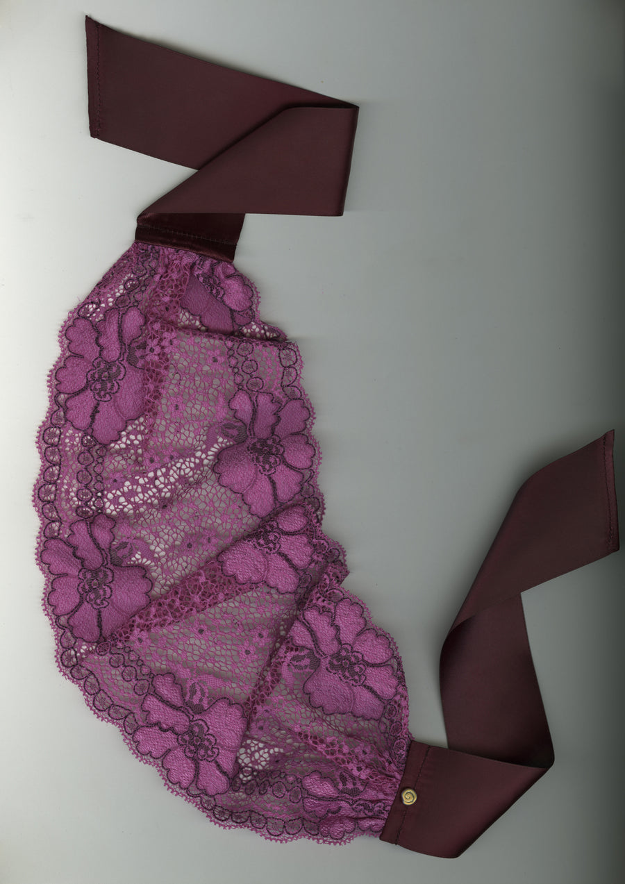 Merrma Stretch Lace Hair Bandeau, Bandana, Headpiece. Made in Paris sustainably.