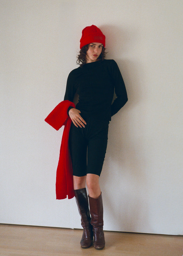 RED JAVA SCARF