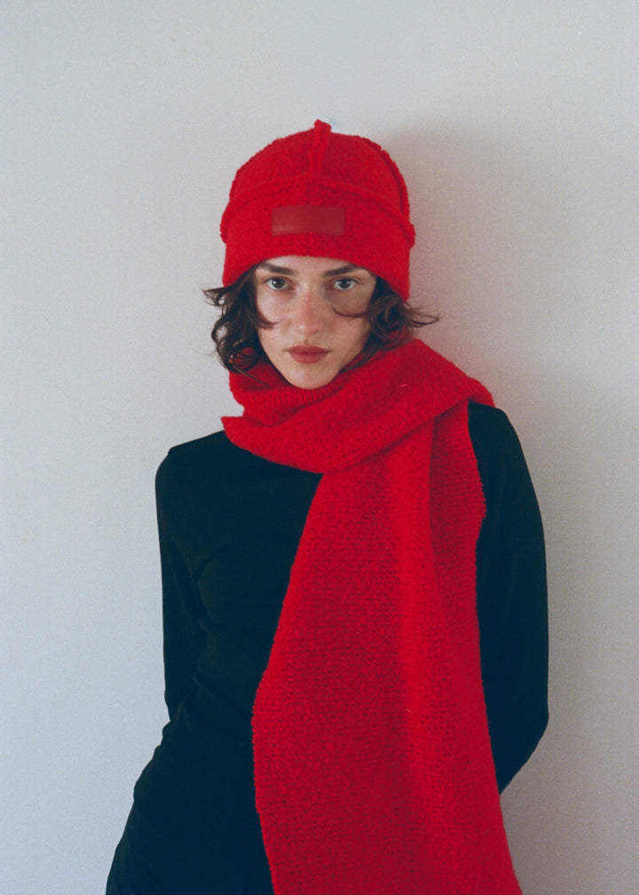 RED JAVA SCARF
