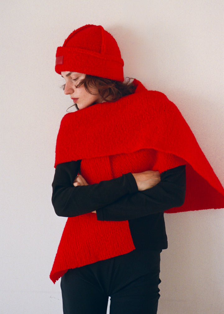 RED JAVA SCARF