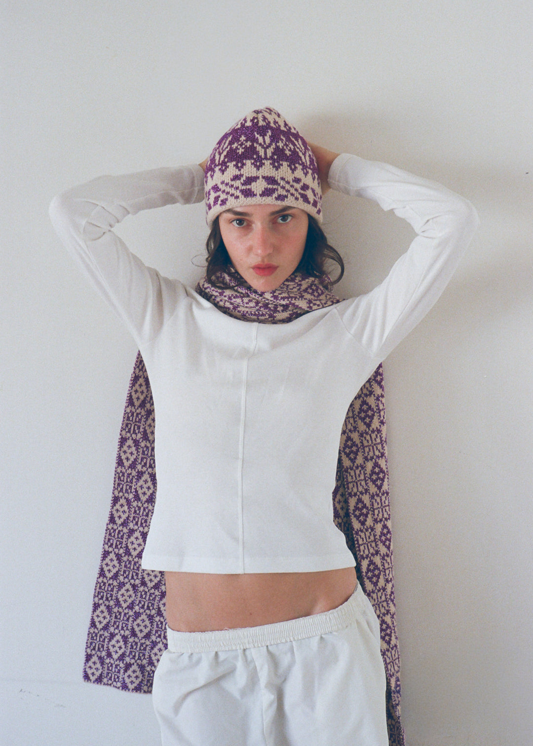 PURPLE LAILA SCARF