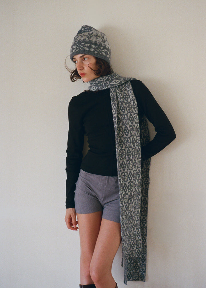 SILVER LAILA SCARF