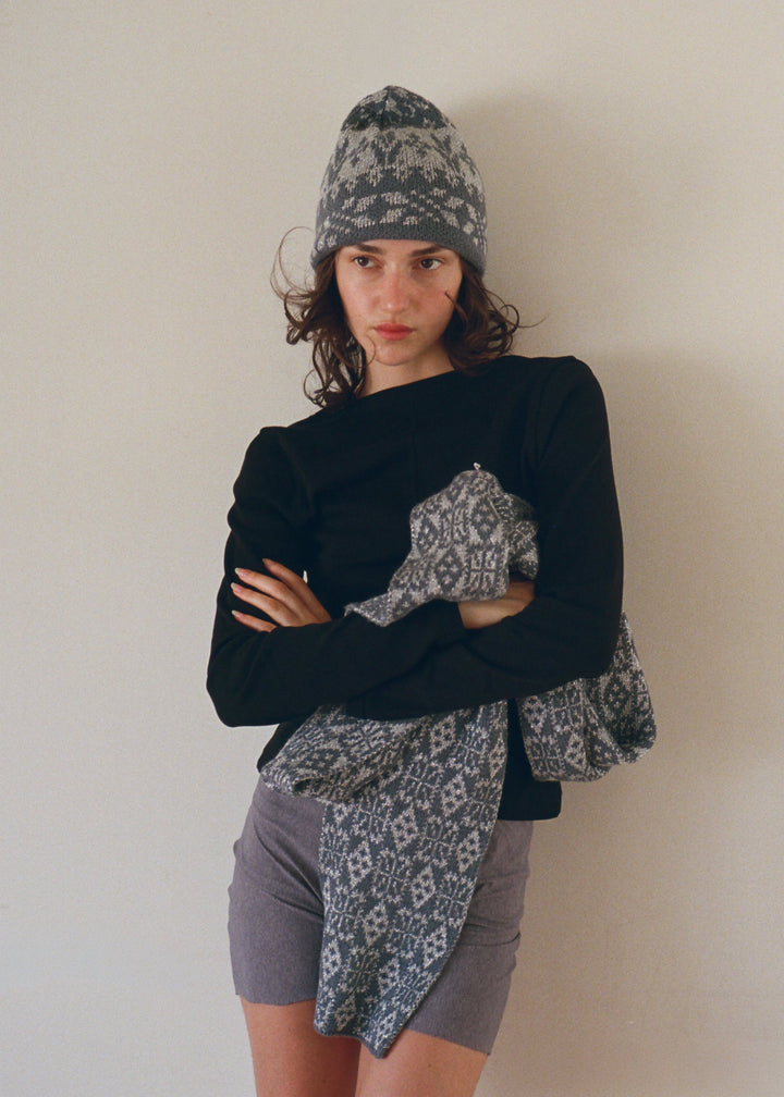 SILVER LAILA SCARF