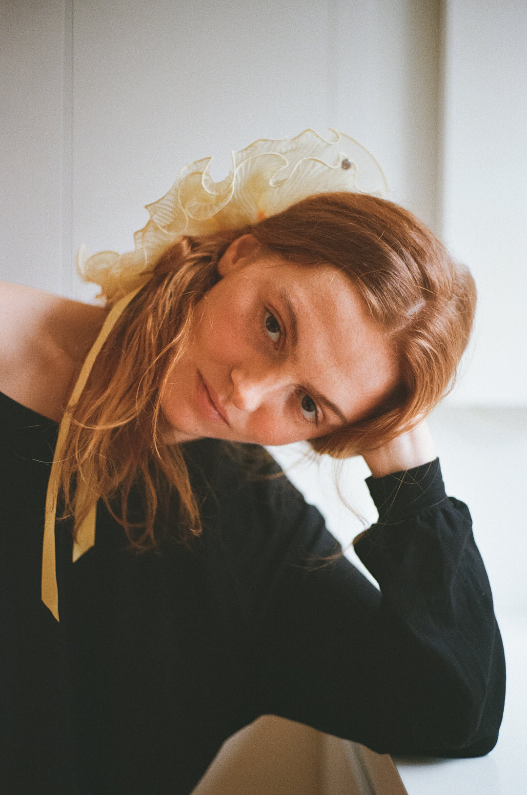 BUTTER ORCHID SCRUNCHIE