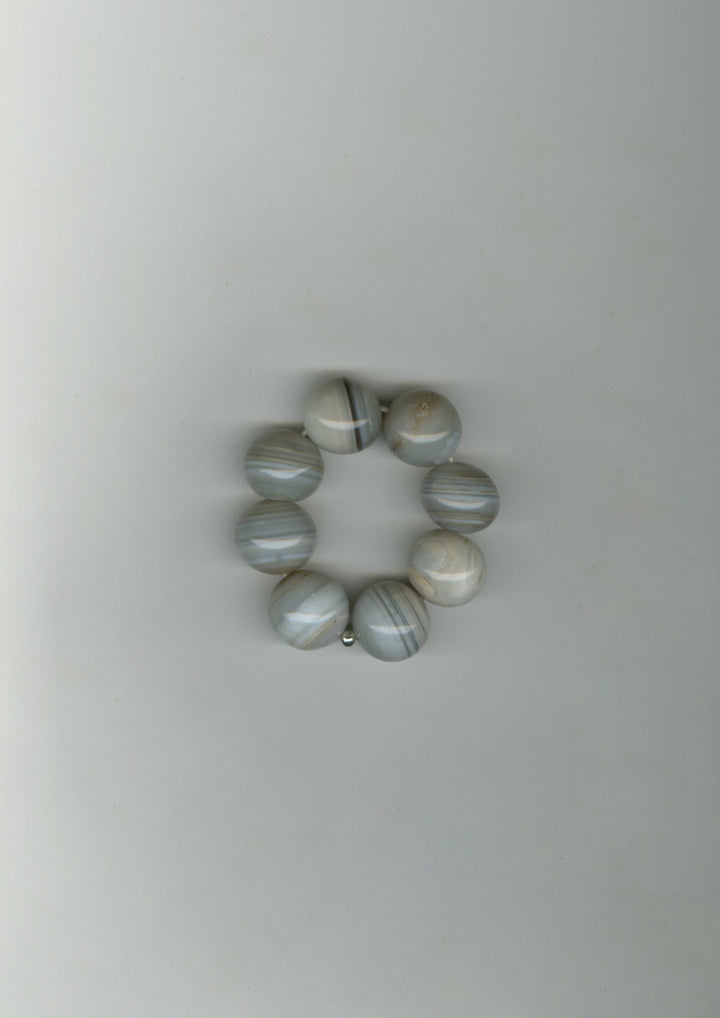 Grey Agathe Agate Hair Cuff