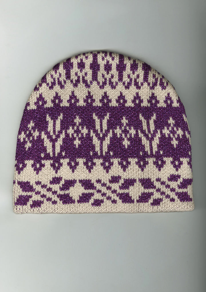 PURPLE LAILA BEANIE