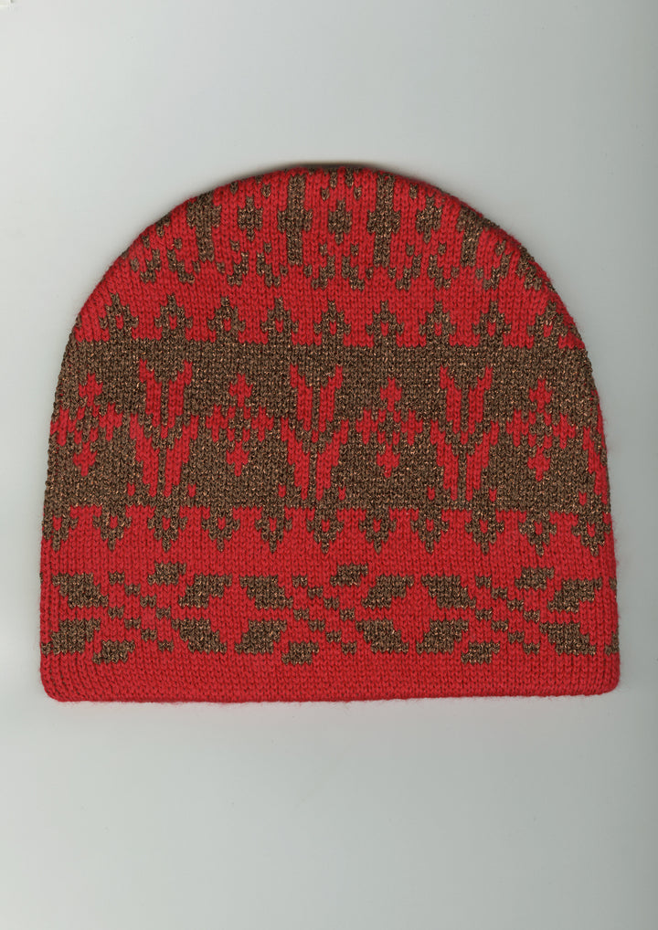 RED LAILA BEANIE