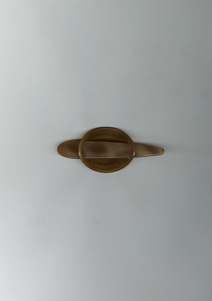 Tortoise Jupiter Oval Hair Pin
