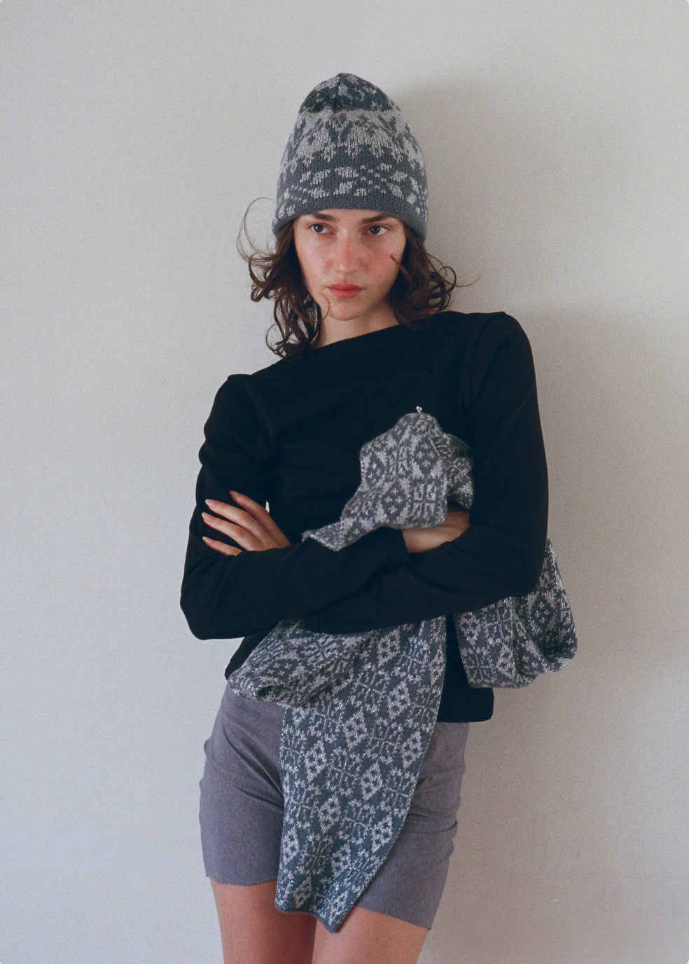 SILVER LAILA BEANIE