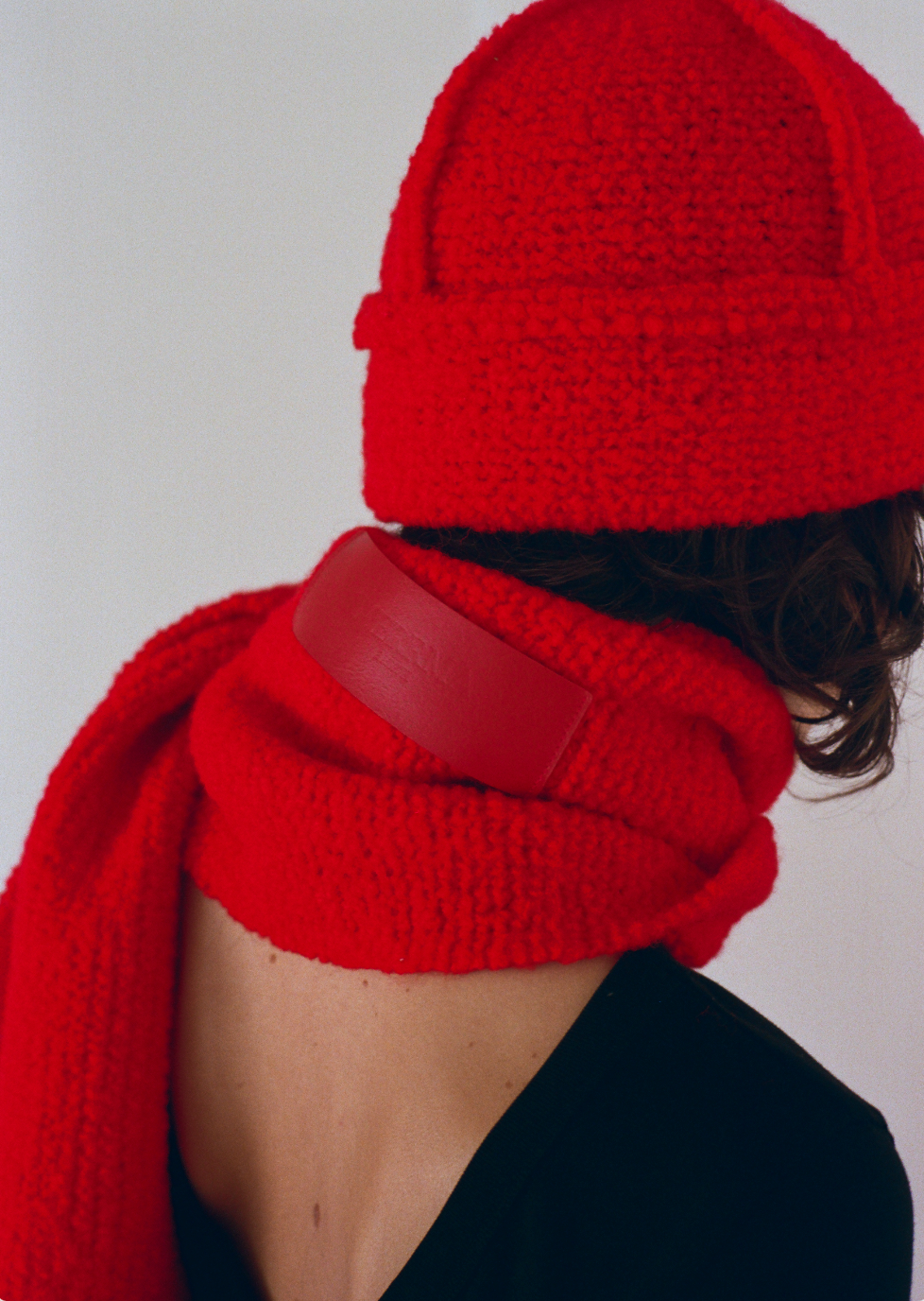 RED JAVA SCARF