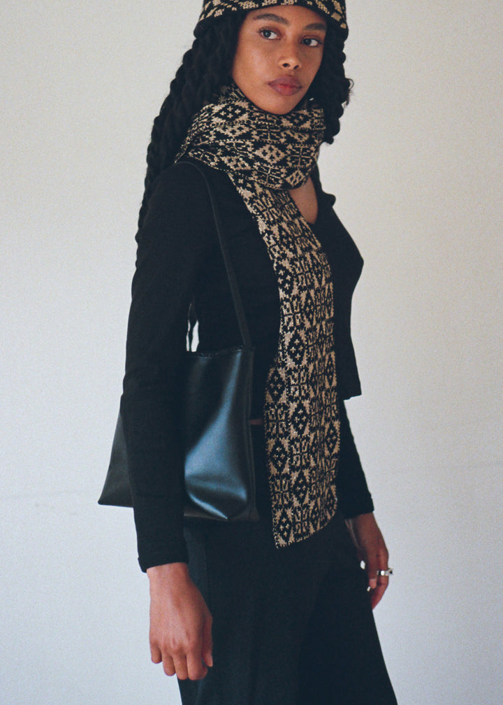 Adelite Beaded Leather Shoulder Bag – Merrma, handmade in Paris