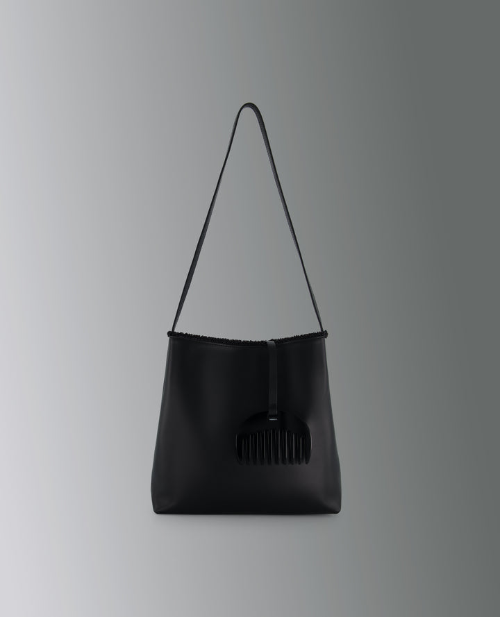 Adelite Beaded Leather Shoulder Bag – Merrma, handmade in Paris
