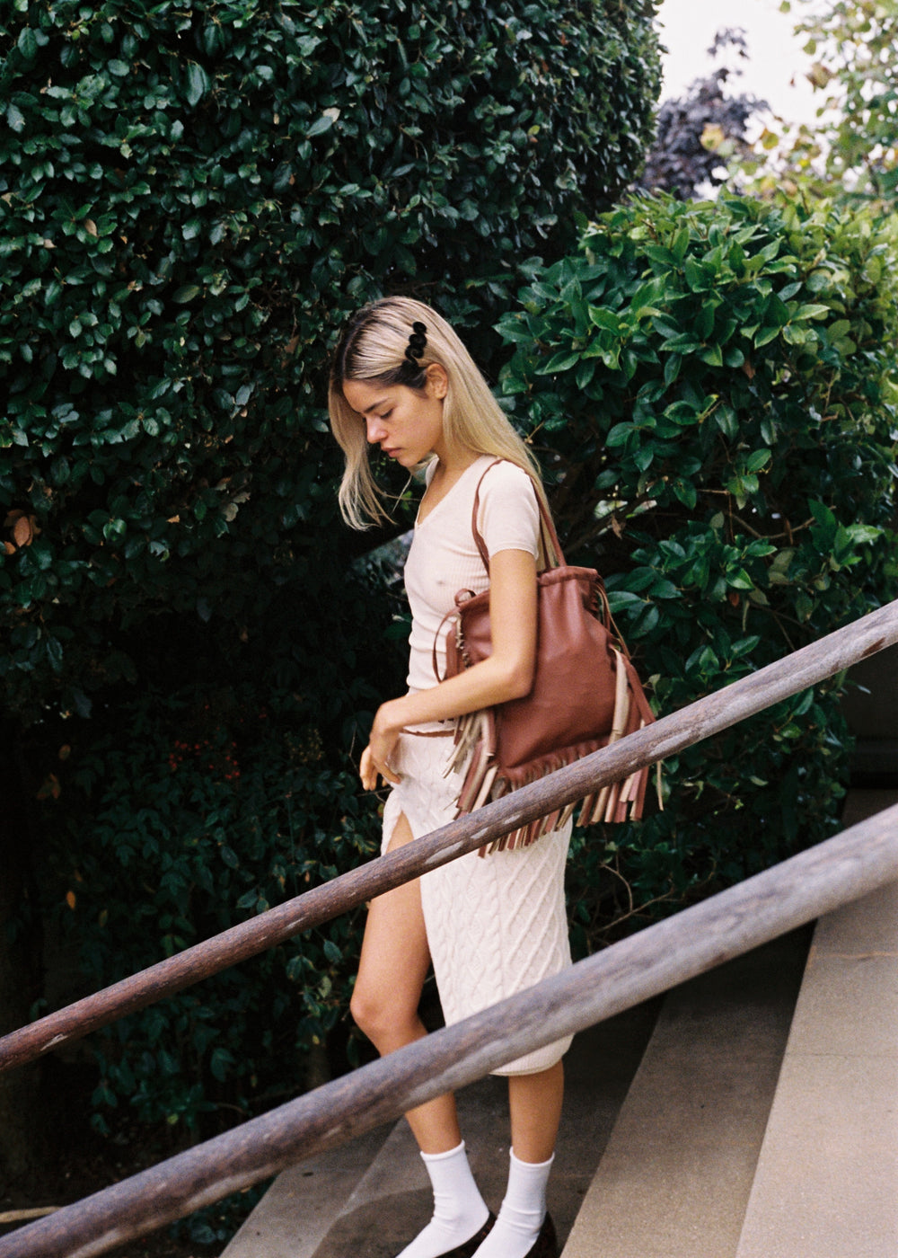 Aspen Fringe Faux-Leather Bag – Merrma, handmade in Paris