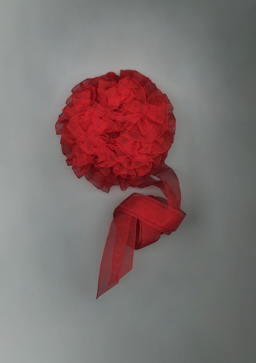 Atolla Ruffled Organza Scrunchie – Merrma, handmade in Paris