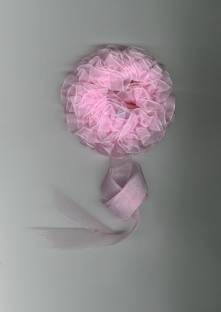 Aurelia Ruffled Organza Scrunchie – Merrma, handmade in Paris