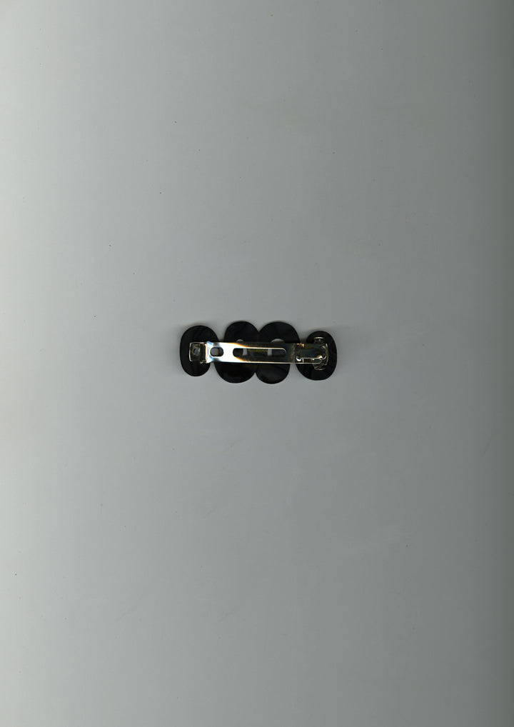 Black Cheyenne Spiral Barrette – Merrma, handmade in Paris