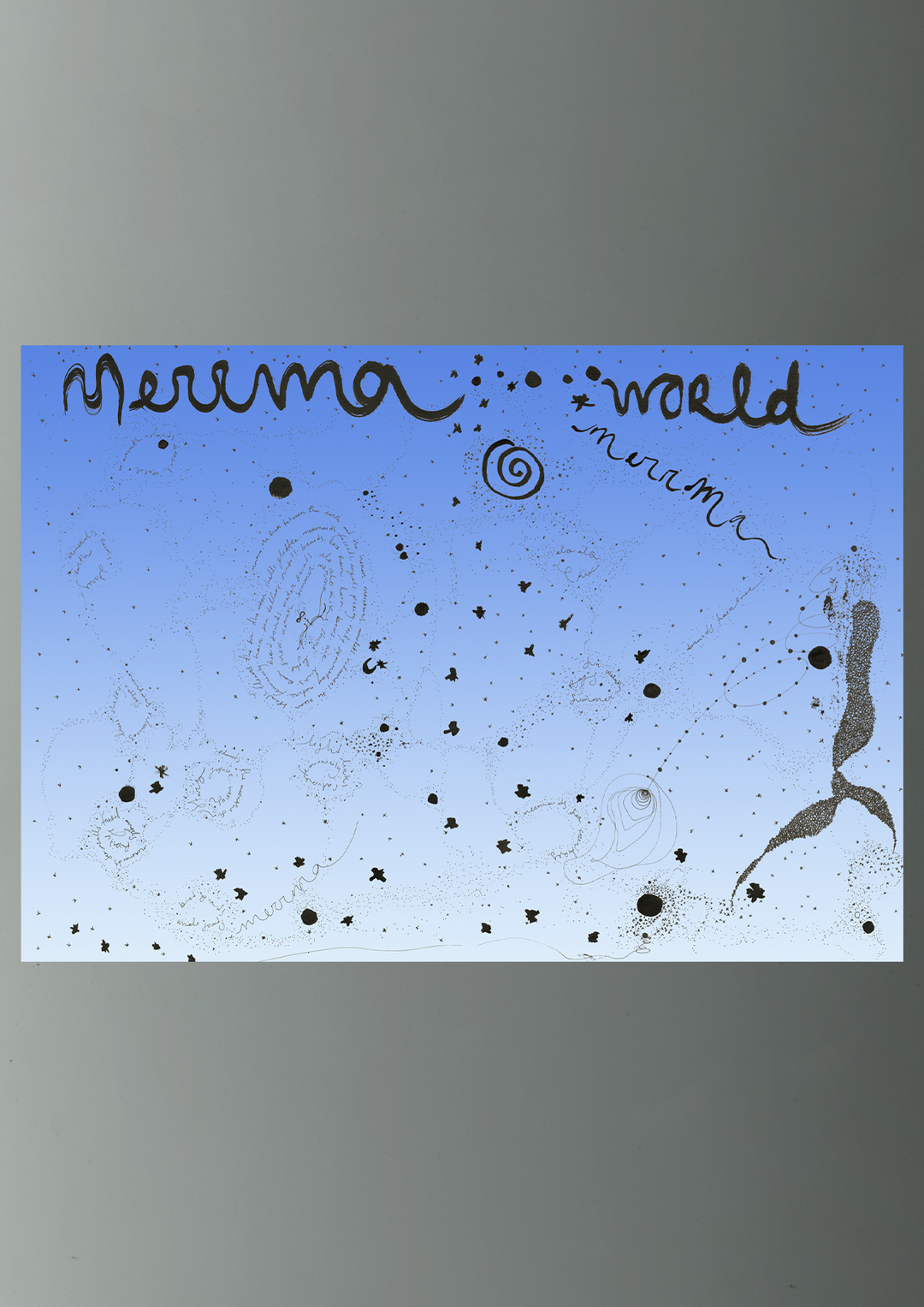 Blue Merrma Map Poster – Merrma, Paris