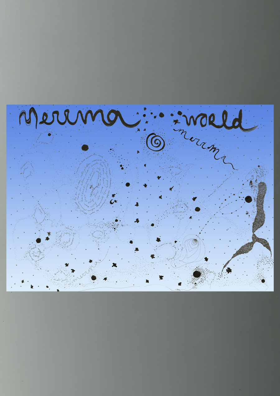 Blue Merrma Map Poster – Merrma, Paris