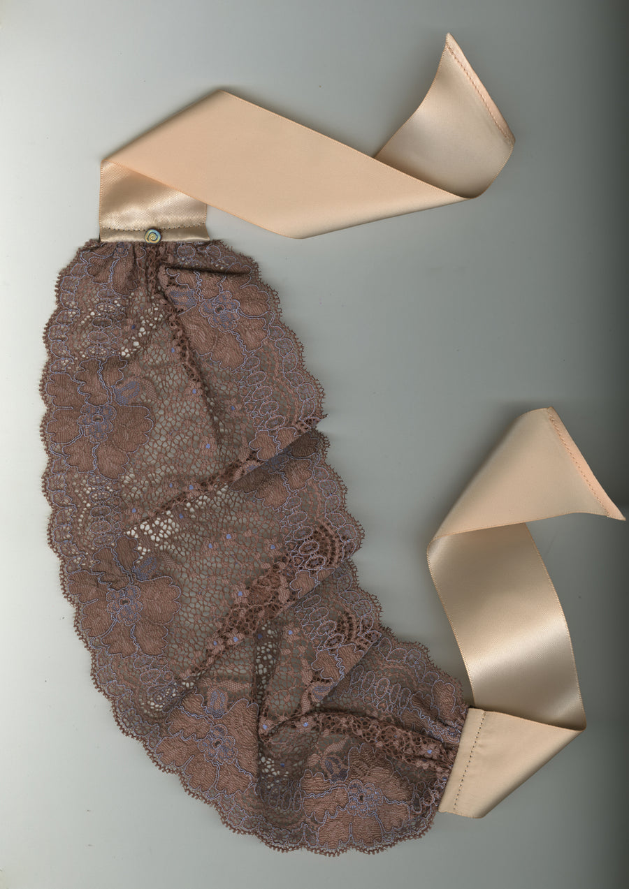 Bronzite Lace Bandeau – Merrma, handmade in Paris