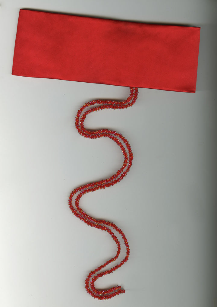 Brookite Beaded Satin Headband – Merrma, handmade in Paris