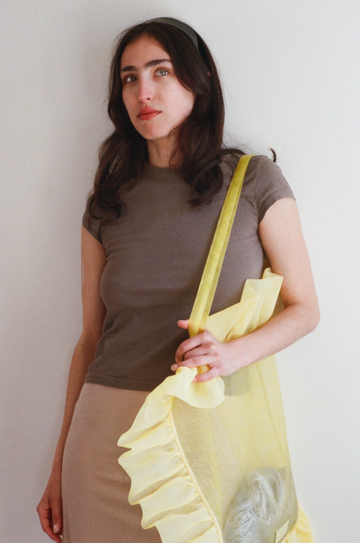 Butter Mesh & Organza Tote Bag – Merrma, handmade in Paris