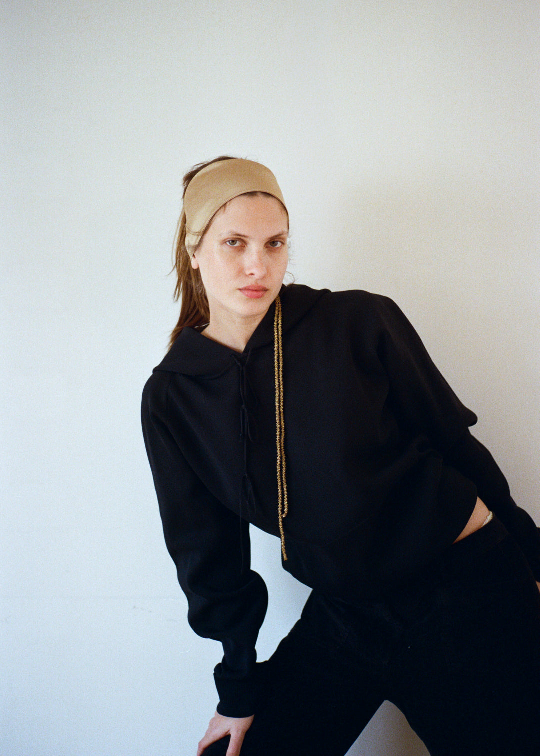 Dolomite Beaded Satin Headband – Merrma, handmade in Paris