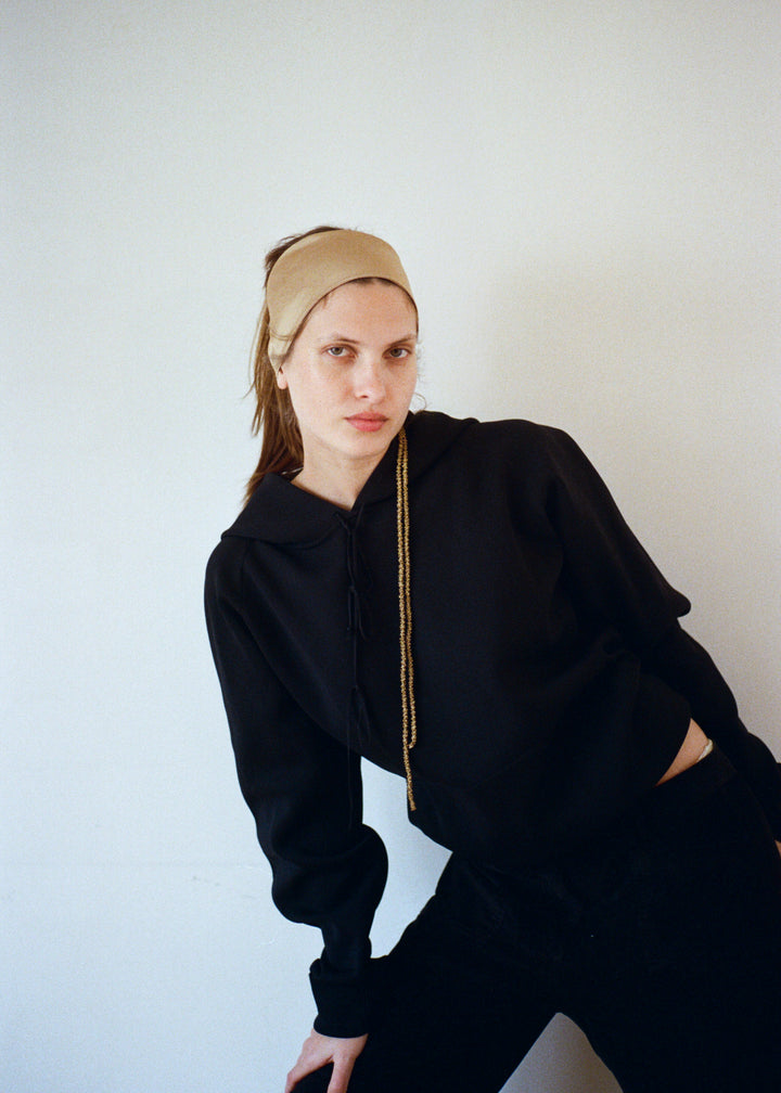 Dolomite Beaded Satin Headband – Merrma, handmade in Paris