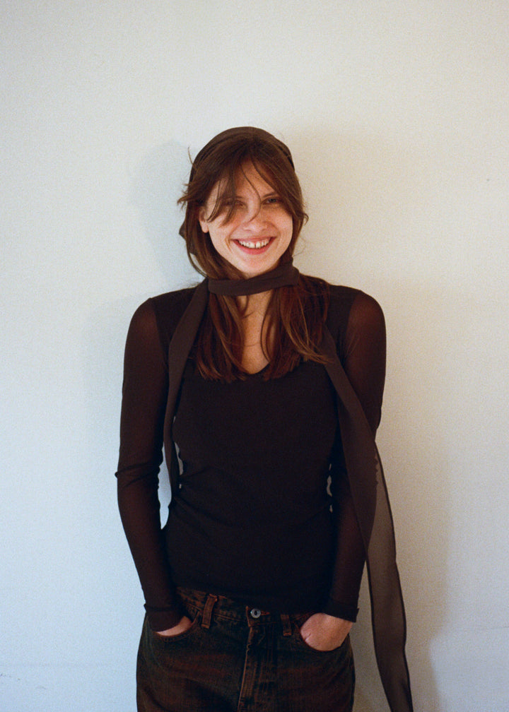 Dove Silk Bandana – Merrma, handmade in Paris