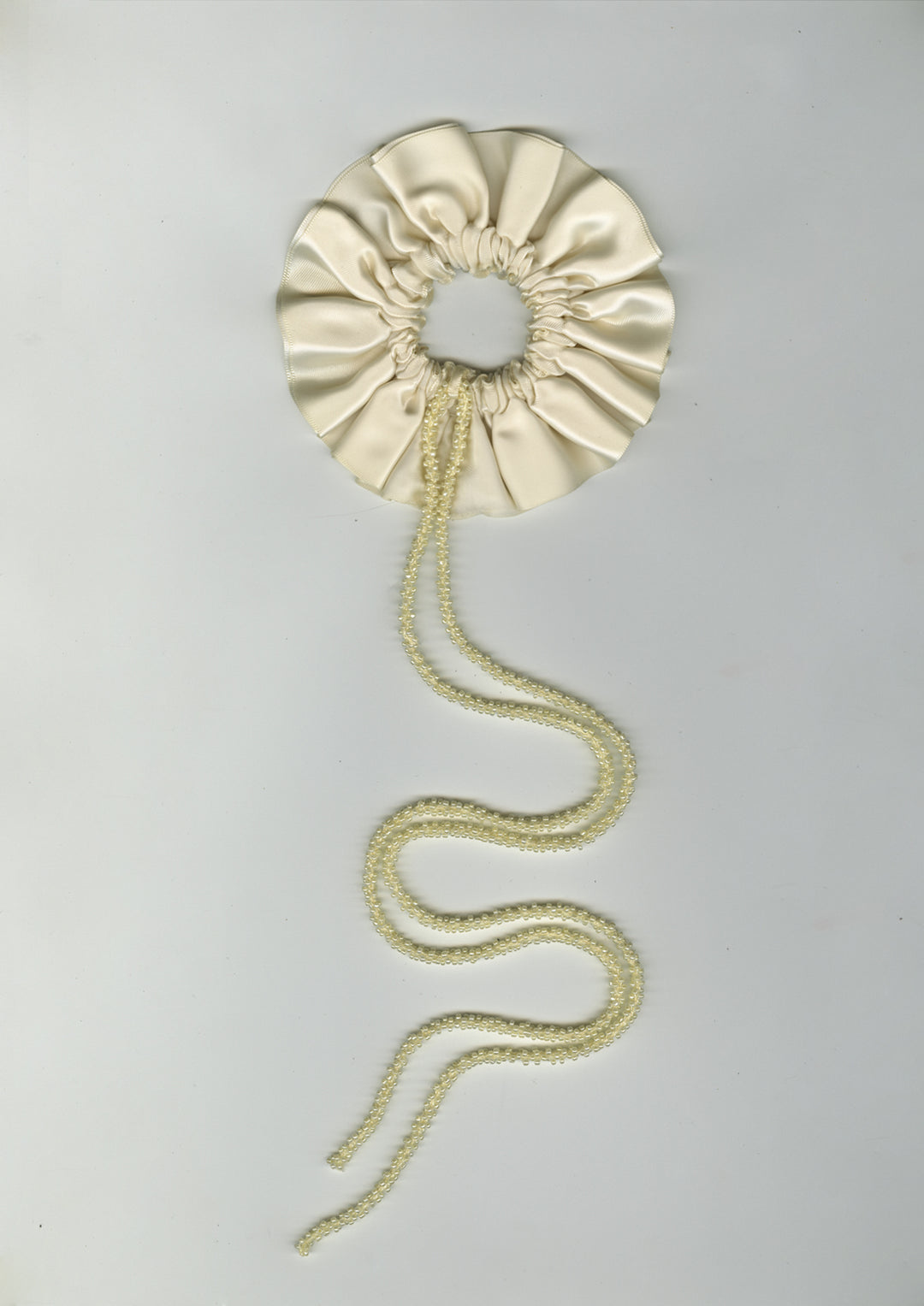 Halite Beaded Satin Scrunchie – Merrma, handmade in Paris