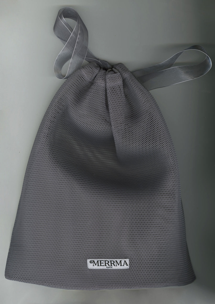 Hematite Neoprene Mesh Bag – Merrma, handmade in Paris