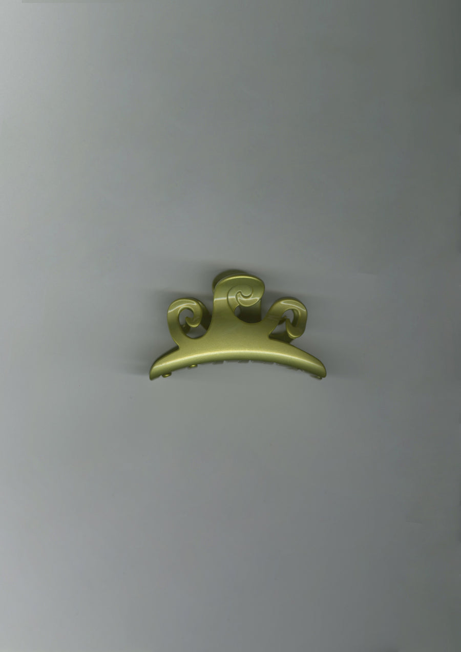 Lime River Claw Clip – Merrma, handmade in Paris