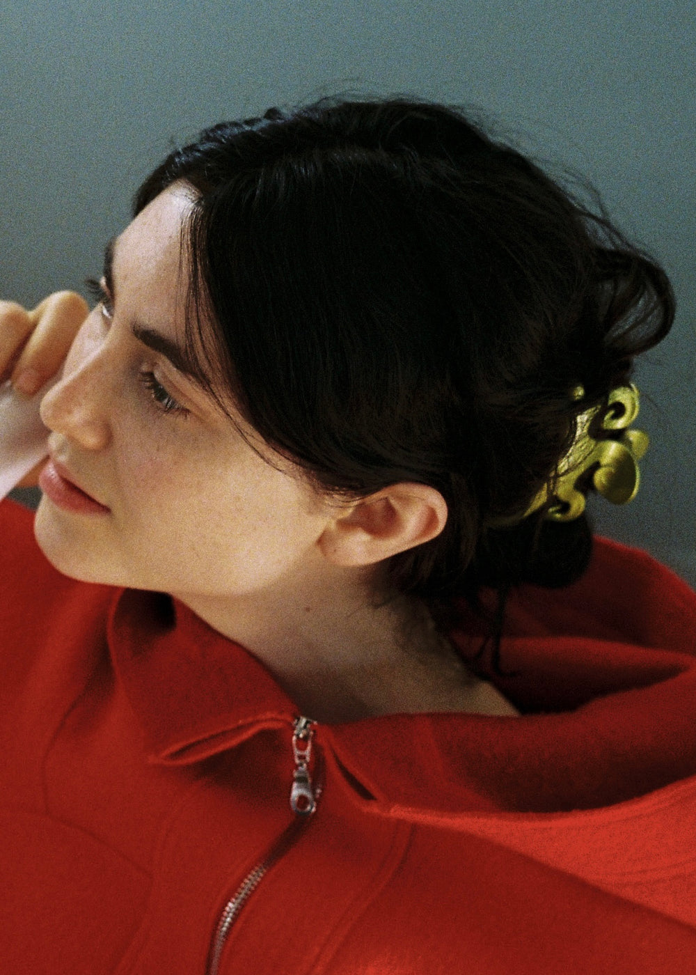 Lime River Claw Clip – Merrma, handmade in Paris