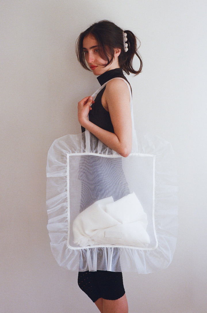 Linden Mesh & Organza Tote Bag – Merrma, handmade in Paris
