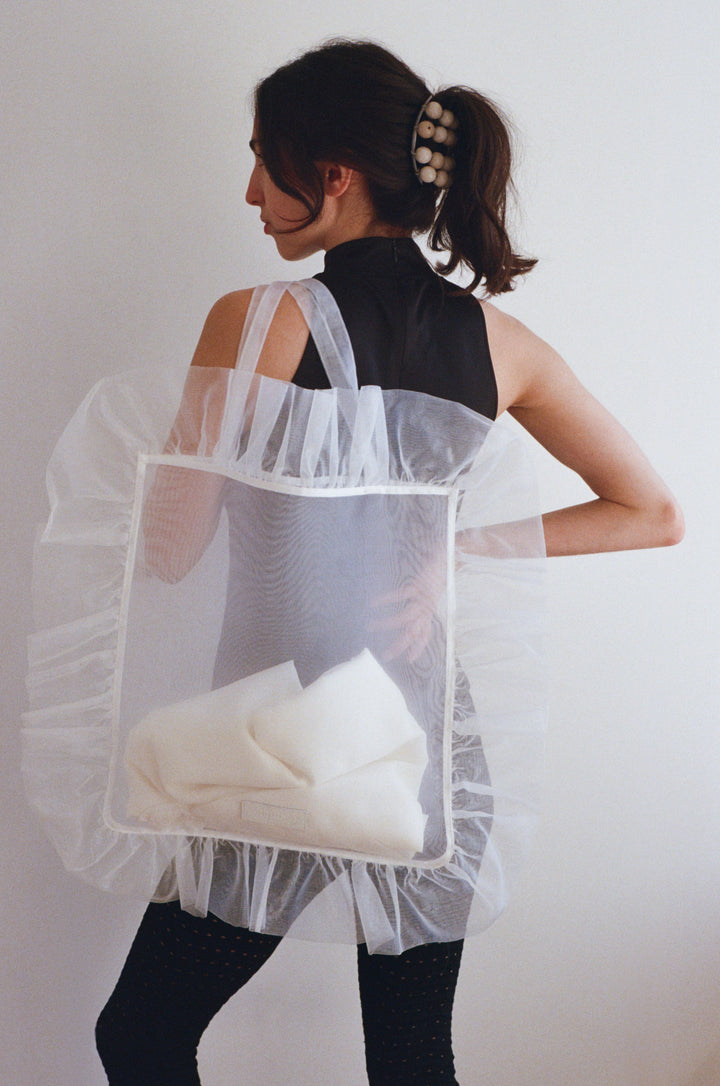 Linden Mesh & Organza Tote Bag – Merrma, handmade in Paris