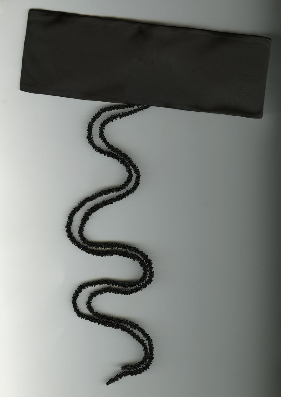 Mica Beaded Satin Headband – Merrma, handmade in Paris