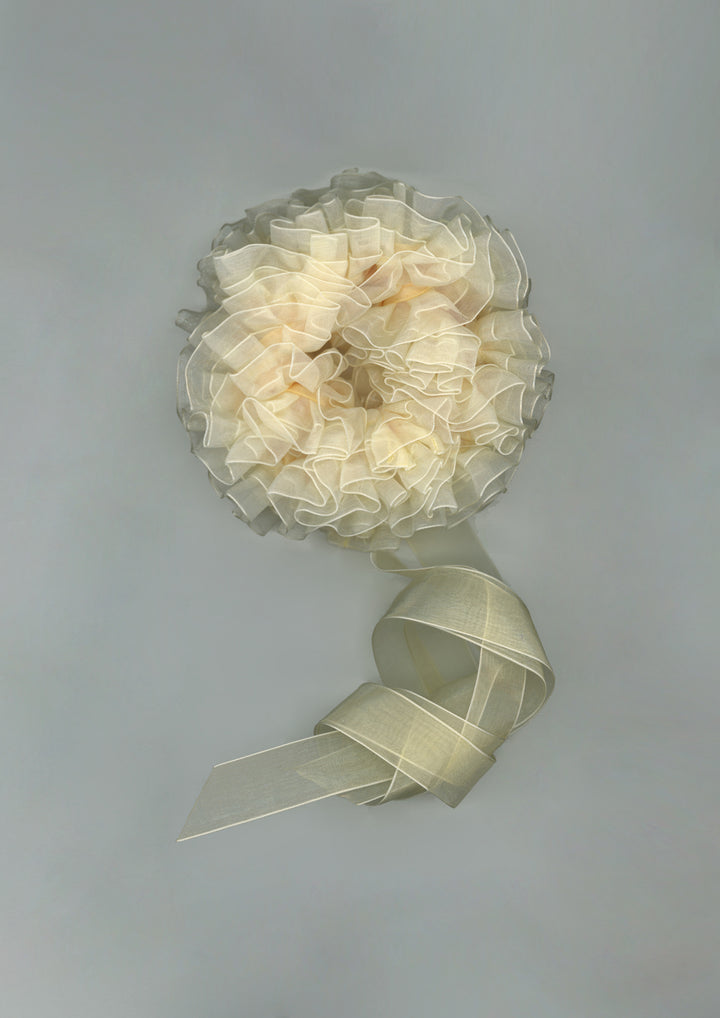 Nomura Ruffled Organza Scrunchie – Merrma, handmade in Paris