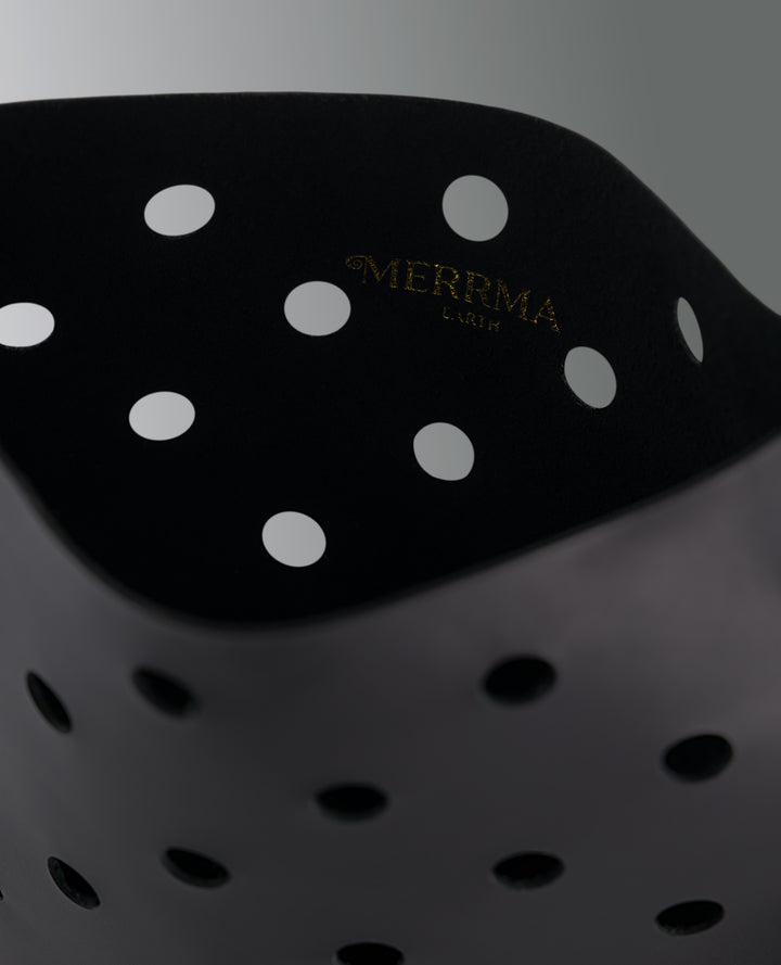 Obliqua Perforated Leather Bag – Merrma, handmade in Paris