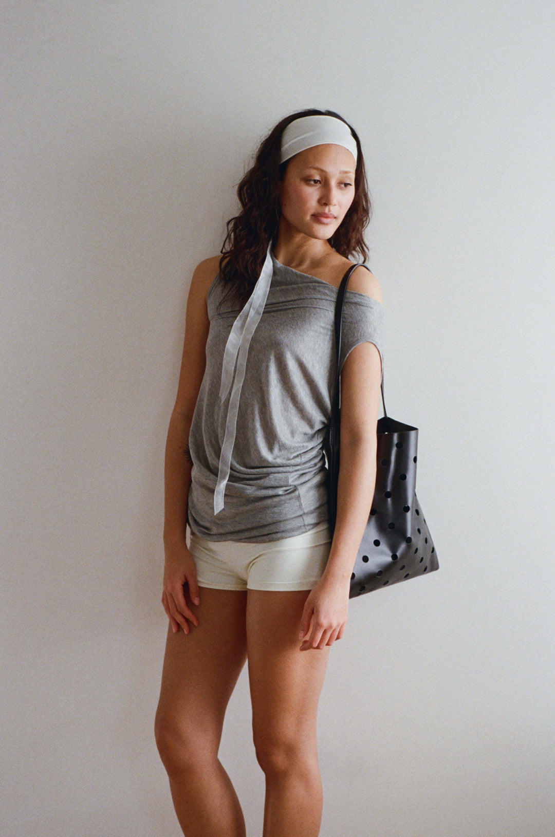 Obliqua Perforated Leather Bag – Merrma, handmade in Paris