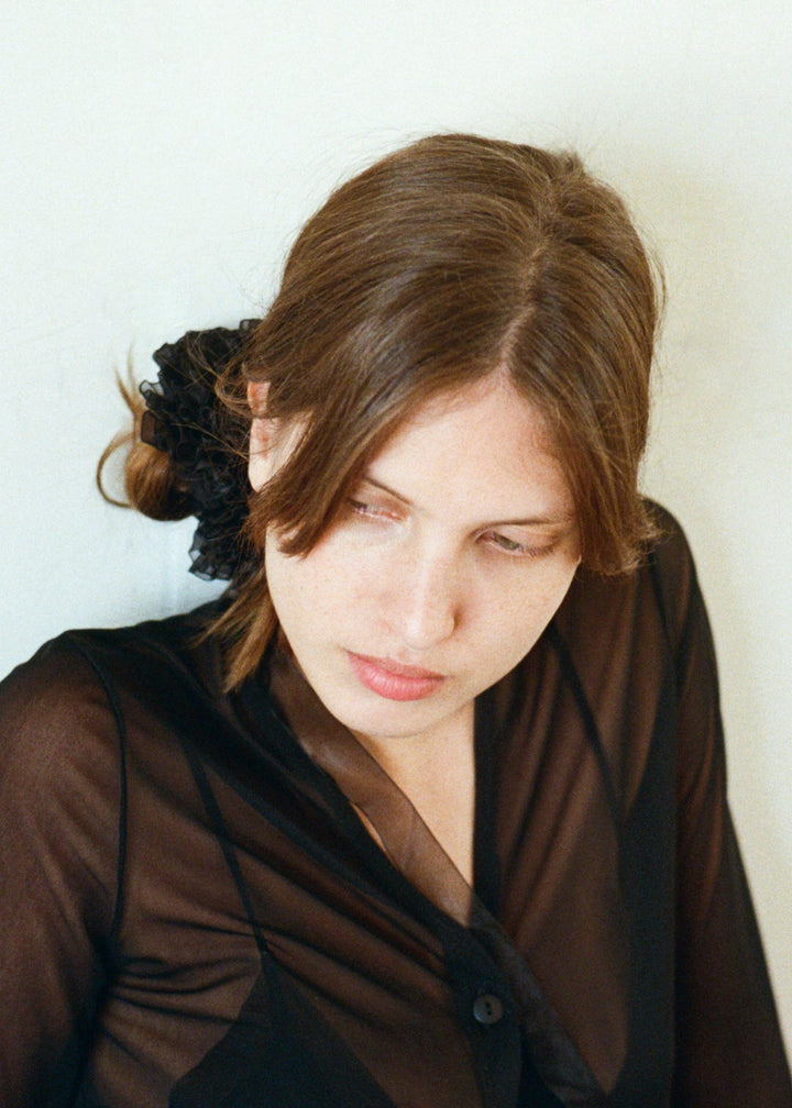 Physalia Ruffled Organza Scrunchie – Merrma, handmade in Paris