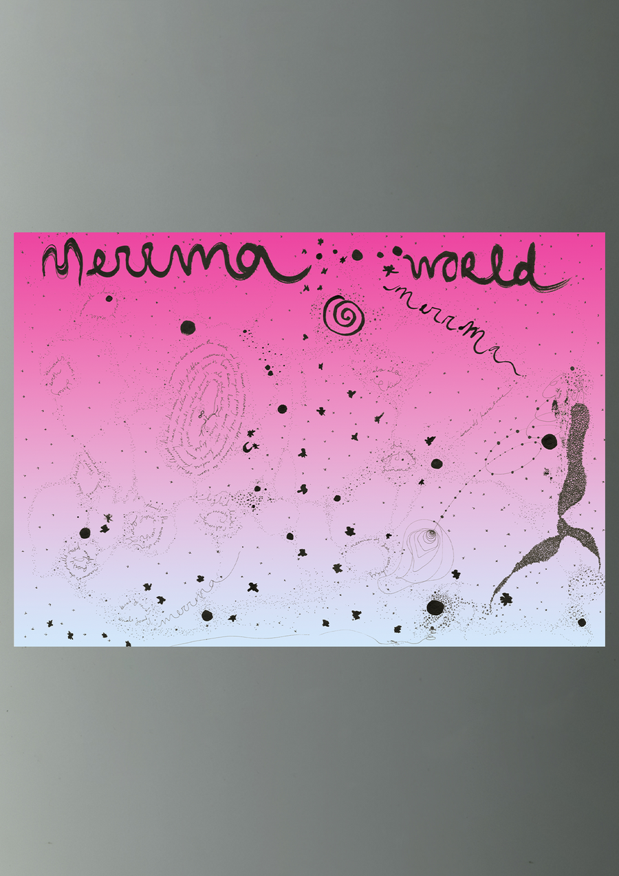 Pink Merrma Map Poster – Merrma, Paris