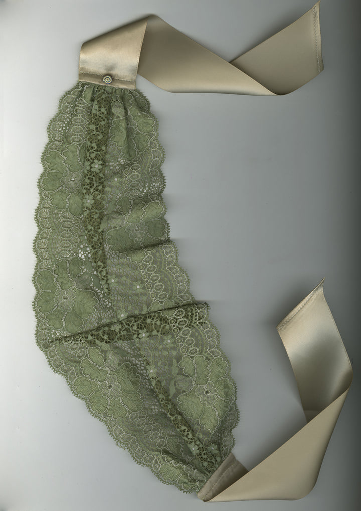 Prehnite Lace Bandeau – Merrma, handmade in Paris