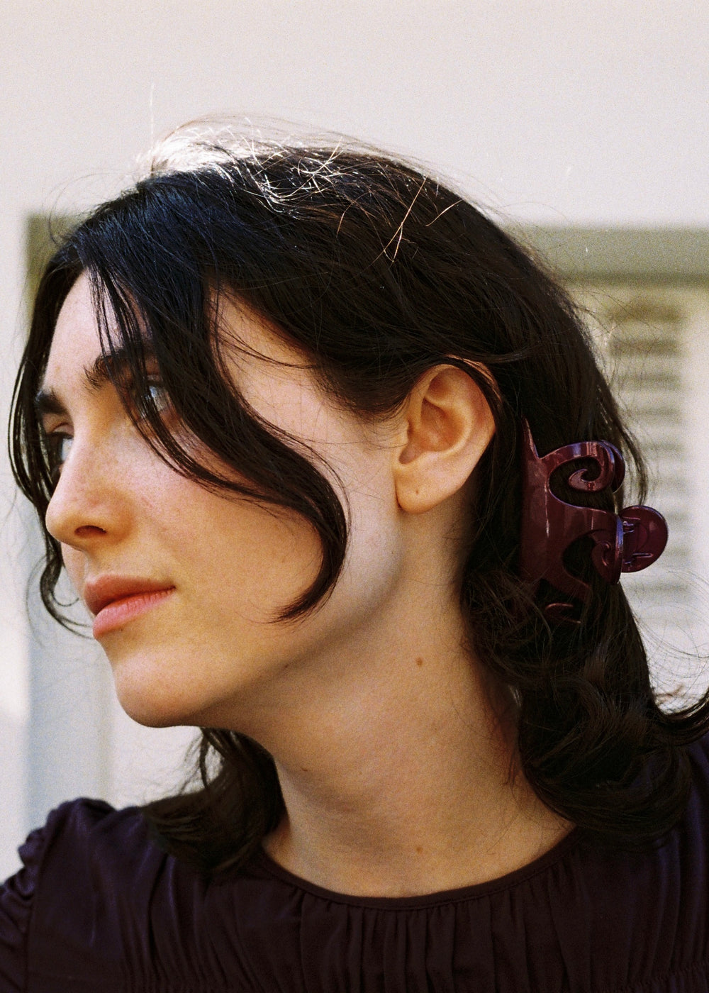 Prune River Claw Clip – Merrma, handmade in Paris