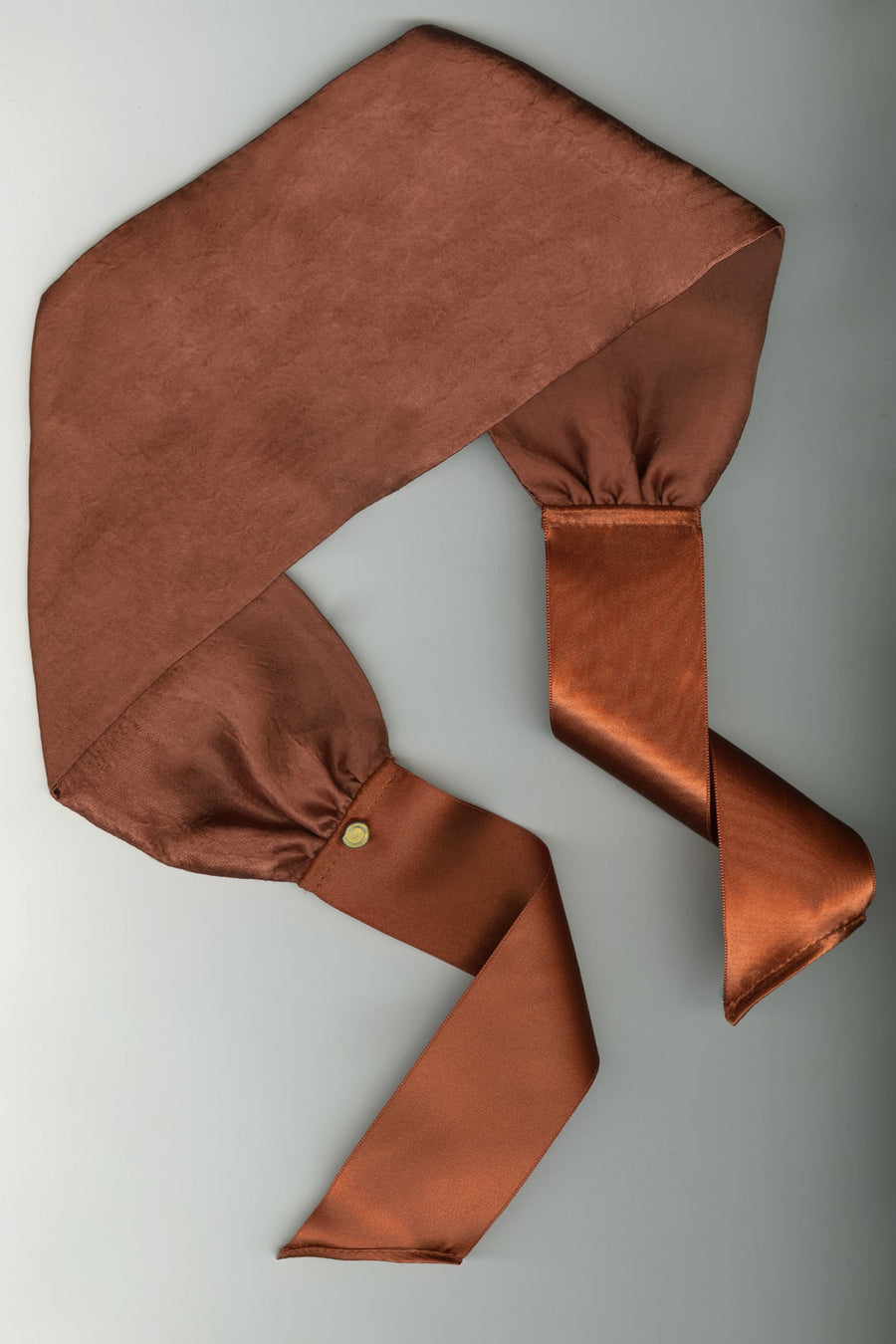 Rust Silky Froisse Headband – Merrma, handmade in Paris