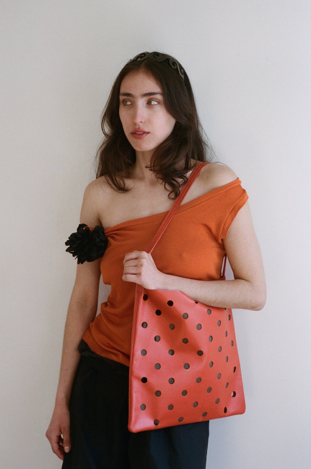 Salvinia Perforated Leather Bag – Merrma, handmade in Paris