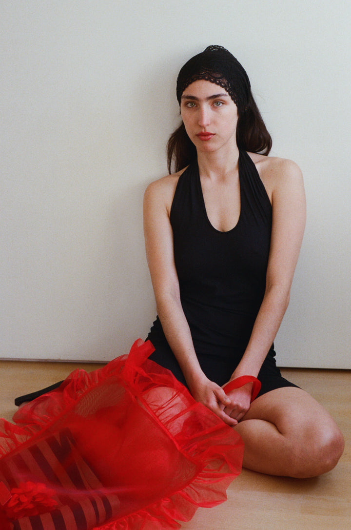 Scarlet Mesh & Organza Tote Bag – Merrma, handmade in Paris