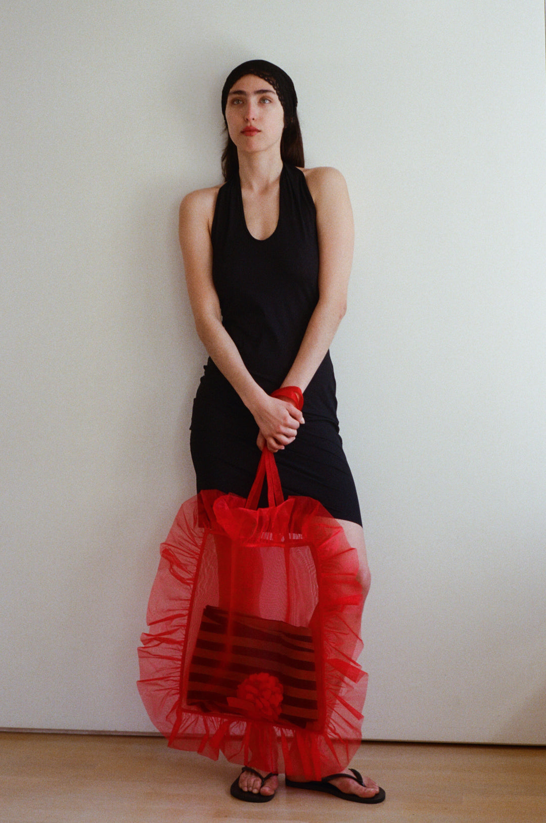 Scarlet Mesh & Organza Tote Bag – Merrma, handmade in Paris