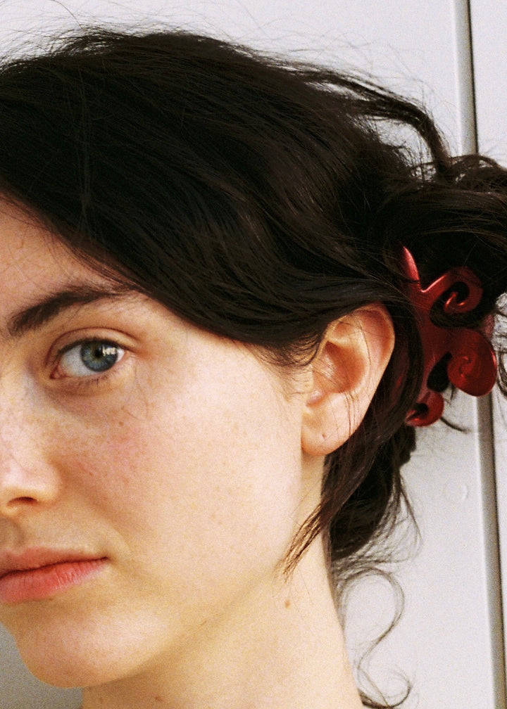 Scarlet River Claw Clip – Merrma, handmade in Paris