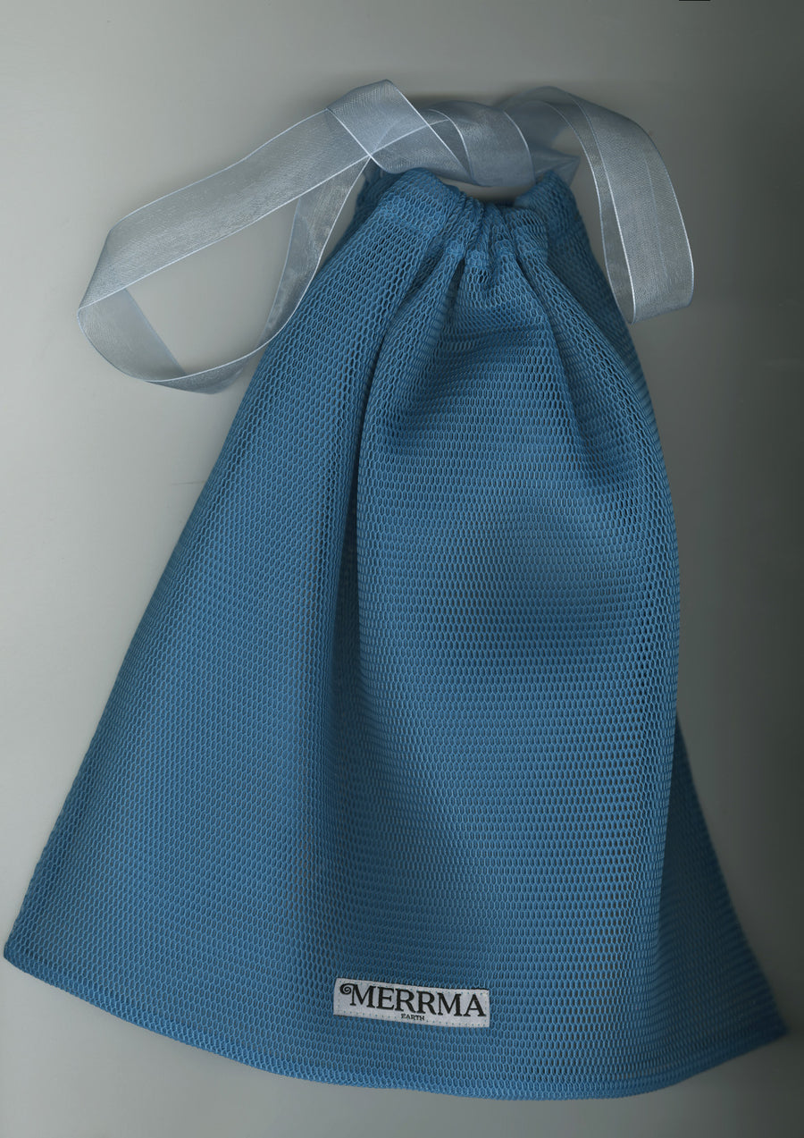 Turquoise Neoprene Mesh Bag – Merrma, handmade in Paris